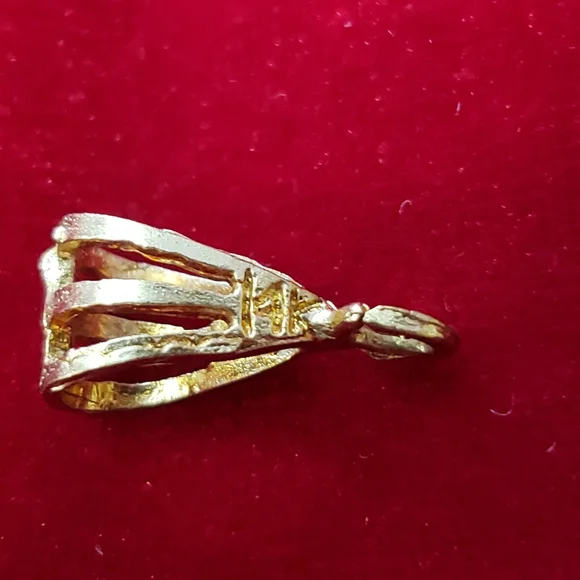14k Solid Gold Pendant (Pendant Bail) - Picture 2 of 6